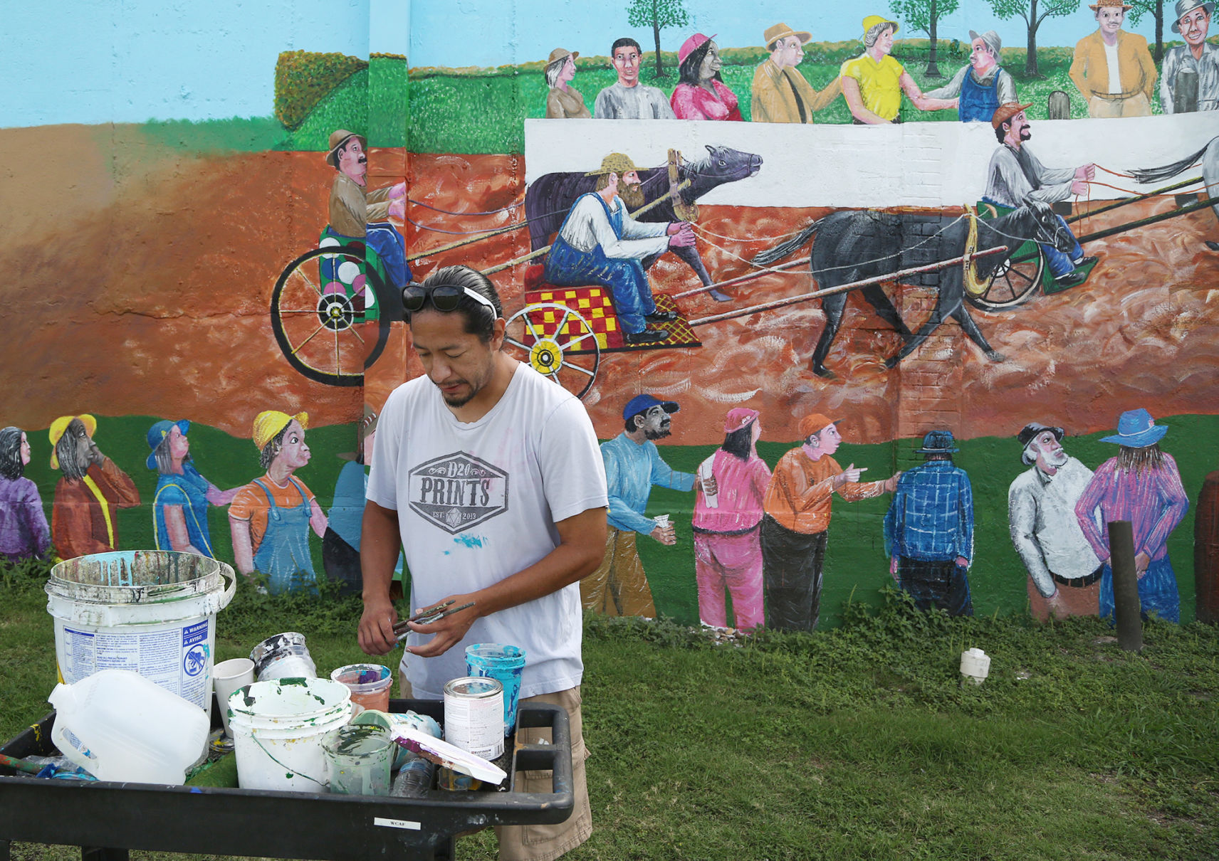 Diversified mural